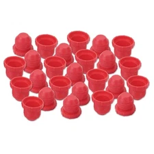 Earl's Performance AN Fitting Sealing Plug 179204ERL; Red Plastic -04AN Male