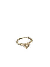 Kay Jewelers 1/6 ct tw 10k Yellow Gold Heart Shape Diamond Ring