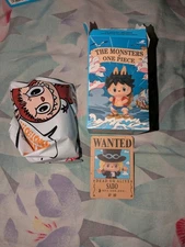 POP MART The Monsters Labubu x One Piece Sabo figure - New Sealed Box