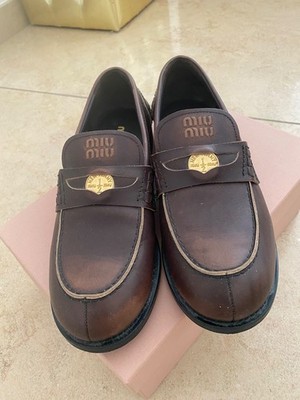 MIU MIU Schuhe 41 Penny Loafer