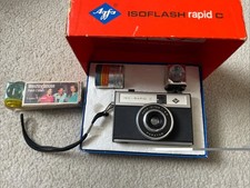 Agfa ISOFLASH rapid C Camera Bundle Nice Vintage In Box , Untested As-Is