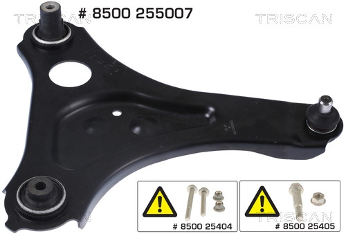 Suspension de roue Triscan 8500 255007 pour un confort de route OE 4533303000
