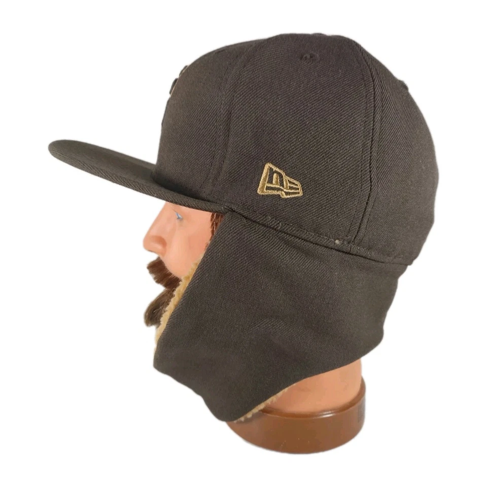 Sombrero Trampero Marrón Gigantes de San Francisco Talla 7 3/8 New Era  Foto 4 de 4