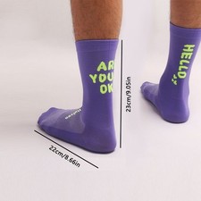 Are You OK Road Cycling Socks, Breathable Quick Dry Compression Sports Socks