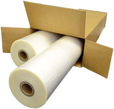 Thermal Roll Laminating Film - 3Mil 27" X 250' X 1" Core - Clear Gloss - 2 Ro...