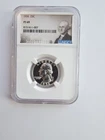 SILVER 1956 PF69 WASHINGTON QUARTER GRADED NGC 25C P MINT 90% AG COIN