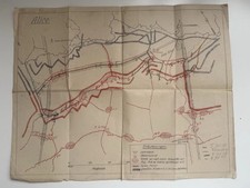 1914-18! Gefechtskarte Frankreich Wald von Apremont 1. Weltkrieg Deutsches Heer