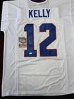 Jim Kelley Autographed Jersey Buffalo Bills JSA Certified Size XL NFL HOF #12