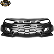 Fits 19-24 Chevy Camaro 1LE Style Front Bumper Cover Bodykit w/ Grill & Lip