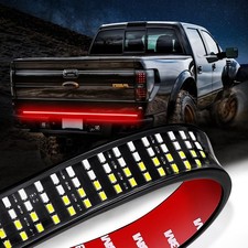 60 Inch LED Truck Tailgate Light Strip Quad Row Bed Tail Light 5 Function Red...