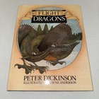 The Flight of Dragons 1979 1st American Ed HC/DJ VG Illustrated Peter Dickinson