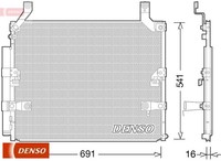 Denso DCN50032 Kondensator FüR Klimaanlage Kondensator Klimaanlage FüR Lexus