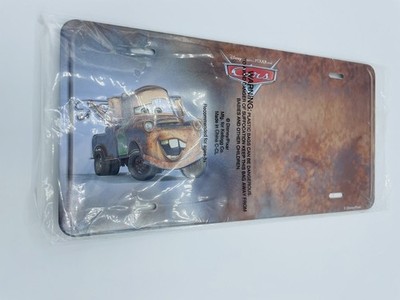 Disney Pixar Cars Mater Decorative License Plate Kelloggs