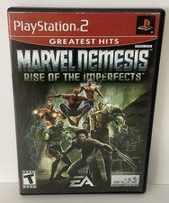 Marvel Nemesis Rise of the Imperfects PS2 PlayStation 2 w/Manual Greatest Hits