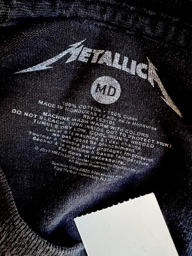 METALLICA (2012) "Soon You'll Please Their Appetite" L/S Crop Top T-Shirt Medium - Picture 4 of 4