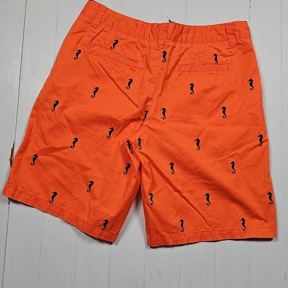 Pantalones cortos para mujer Merona naranja con caballito de mar talla 2 100 % algodón Foto 4 de 4