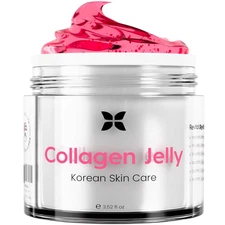 REVO Collagen Jelly 100ml– Korean Anti-Aging Plumping Formula with 3.52 Fl Oz