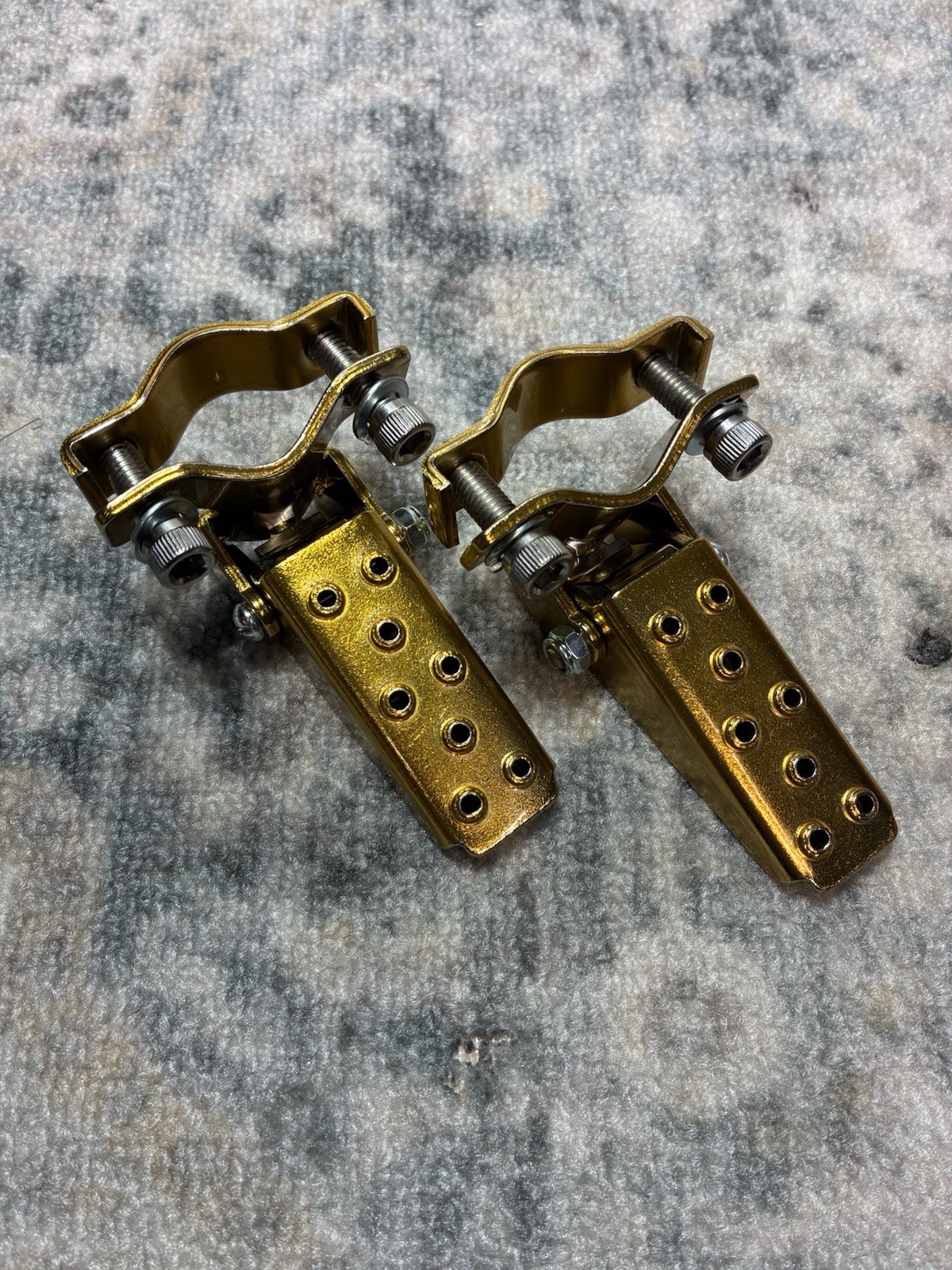 Old School Bmx Fork Standers Gold Universal Fit for GT Dyno Hutch Haro CW