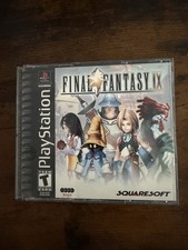 Final Fantasy 9 IX Sony Playstation PS1 Complete 4 Discs with Manual Black Label