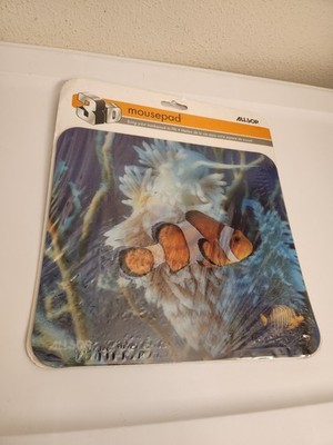 2010 Allsop 3D Mousepad Aquatic Marine Fish Theme 8.9'' X 8'' Frutiger Aero NEW