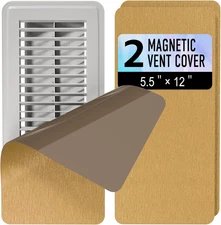 2 Pack Magnetic Vent Covers 5.5x12 Floor Wall Ceiling Air Register Covers