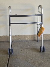 Heavy Duty Bariatric Walker 500 lb Weight Capacity Folding Design W/ 5 Wheels US