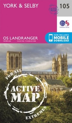 LANDRANGER ACTIVE 105 YORK SELBY by Ordnance Survey Map Self Help Business