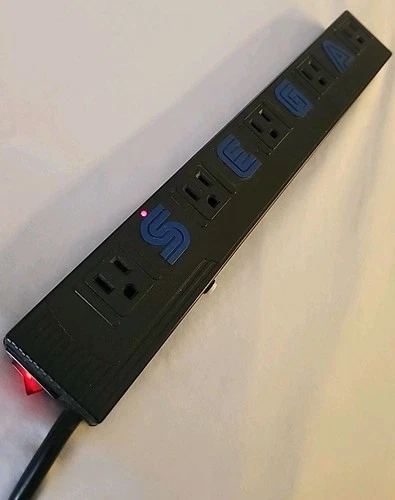 SEGA Power Strip Surge Protector (1995) - VERY RARE! VINTAGE! TESTED & WORKING!