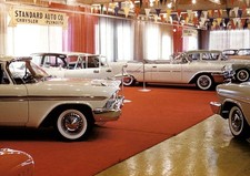 1957 Chrysler Plymouth Showroom 4x6 Borderless Photo 211-k 1957 Chrysler Plymouth Showroom 4x6 Borderless Photo 211-k