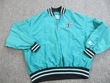 Vintage Florida Marlins Jacket Mens XXL Teal MLB Baseball Starter Pullover 90s