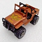Vintage Matchbox Superfast No5 4x4 Jeep, Bronze Golden Eagle Tampo MINT England