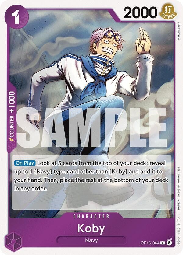 Koby OP16-064 NM One Piece The Time of Battle OP16