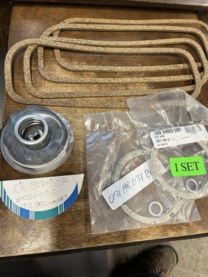 Engine Oil Strainer Gasket Valve Cover Kit Volkswagen Bus 021-198-031B 021115175