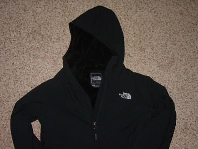 2015 Womens North Face C854 Black Maddie Raschel Full Zip Hoodie