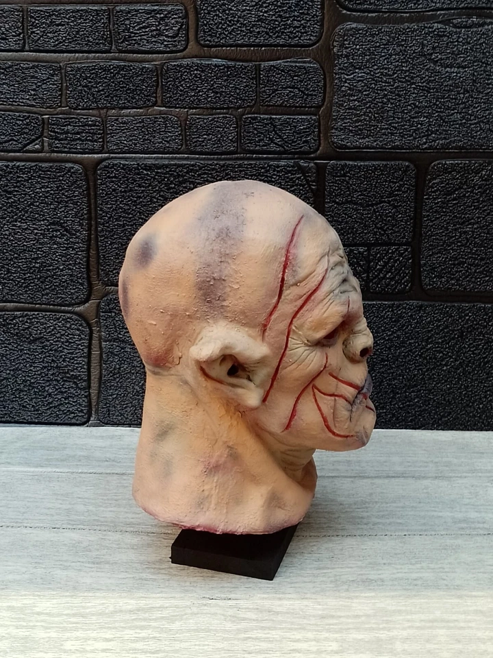 Máscara de látex orco realista Azog hecha a mano pintada como versión alternativa... fan art Foto 4 de 4