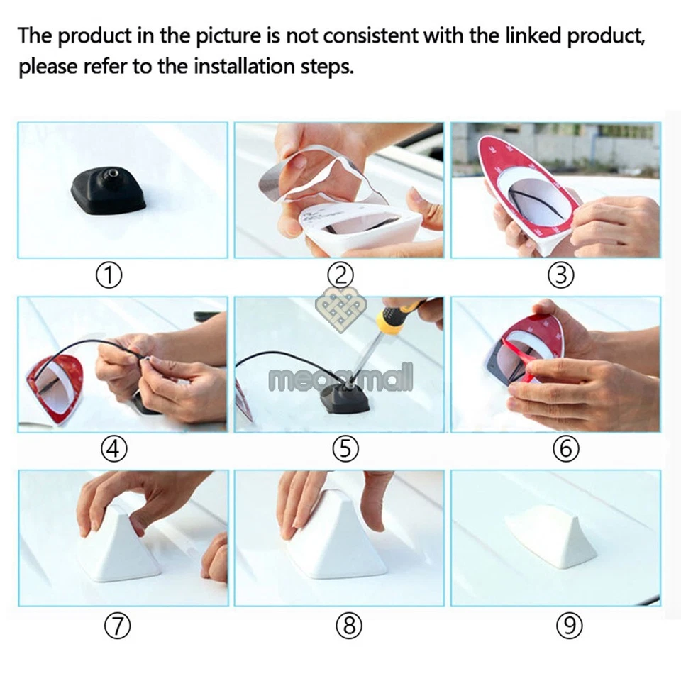 Shark Fin Antenna / Aerial Conversion for Subaru Impreza WRX RS G3 G4 R S KIT R — 第 4/4 张图片