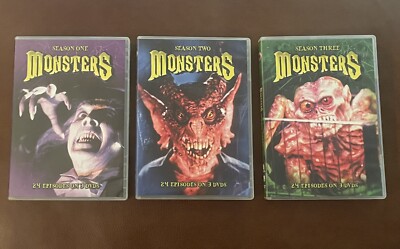 Monsters: The Complete Series (DVD, 2014, 9-Disc Set) RARE! (Missing ONE disk) Monsters: The Complete Series (DVD, 2014, 9-Disc Set) RARE! (Missing ONE disk)