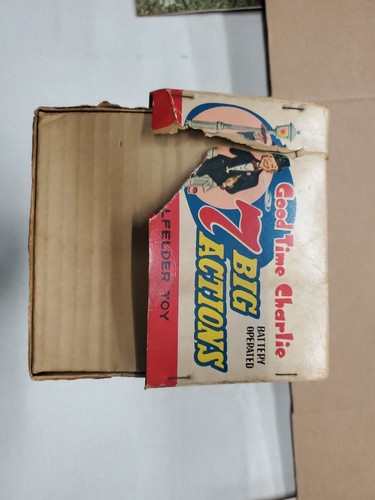 GOOD TIME CHARLIE VINTAGE TIN TOY BATT OPP 1950'S WITH ORIG BOX! BARWARE MANCAVE - Picture 24 of 24
