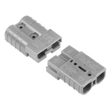 6 Gauge Battery Quick Connect Disconnect 50A Wire Connector, Grey, 2pcs