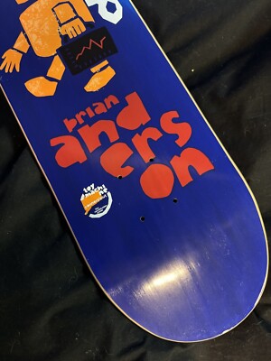Brian Anderson スケートボードデッキ Toy Machine Anderson Bad Ass 8.5