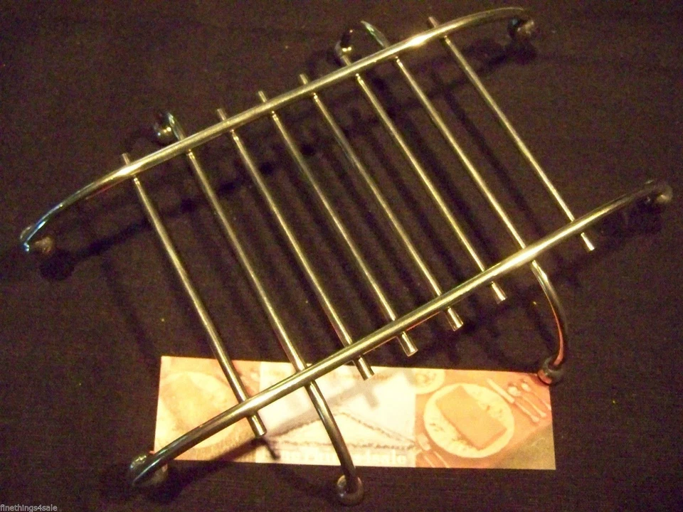 SHEFFIELD GEORGIAN REGENCY STYLE 银色 ASPARAGUS 服务架 用于盘子或托盘 — 第 3/3 张图片