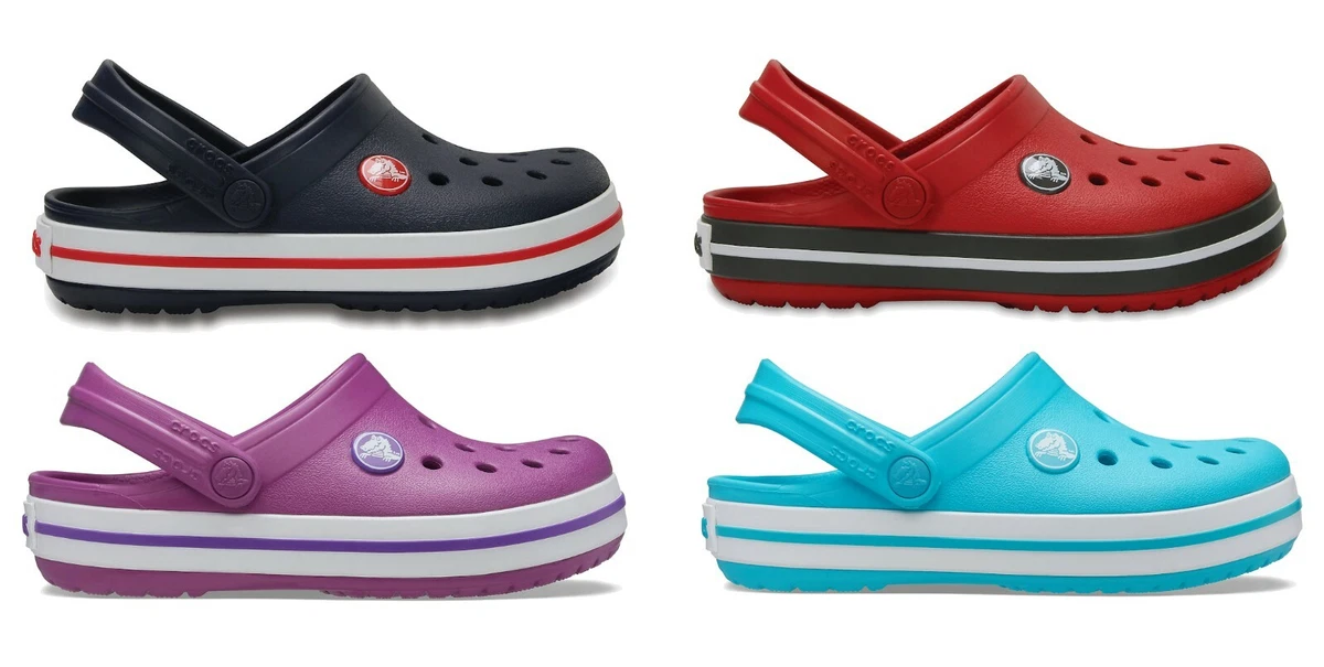 Crocs Kids Crocband Croslite Boys Girls Summer Slip On Sandals