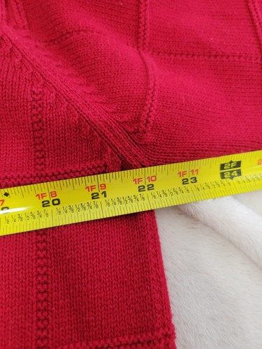 Izod Mens Sweater Large Red Knit Pullover Long Sleeve Casual Classic Fit - Picture 9 of 11