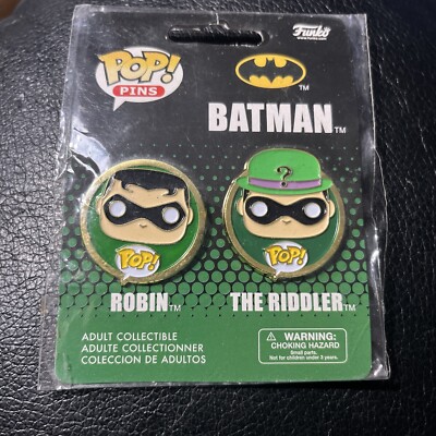 Funko Pop Pins Robin And The Riddler From Batman | eBay