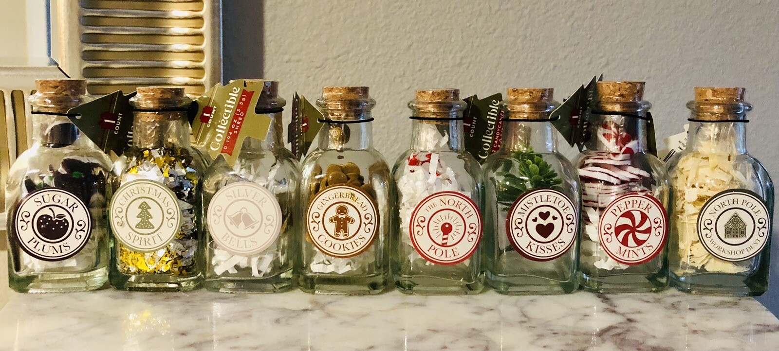 Target Bullseye Playground Christmas Collectible Bottles New 2023 Set