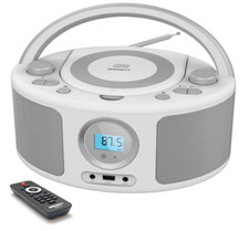 CD Radio Portable CD Player Boombox with Bluetooth FM Radio Remote Control US...