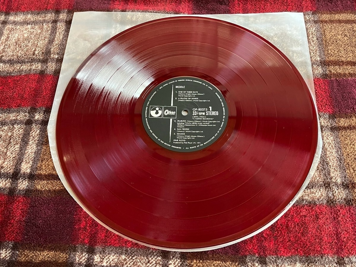 PINK FLOYD MEDDLE ODEON OP-80375 JAPAN OBI Red VINYL LP B | eBay