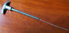 Vintage Chrome Throttle Cable Handle Project Rat Rod Tractor Go Cart Vintage Chrome Throttle Cable Handle Project Rat Rod Tractor Go Cart
