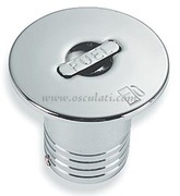 FUEL Deck Filler 2'' / 50mm Pull Up Handle Chromed Brass Flush  DFPUCHF50