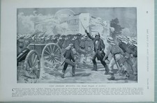 1897 Druck Indischer Munitionsaufstand Brigade Marine in Lucknow